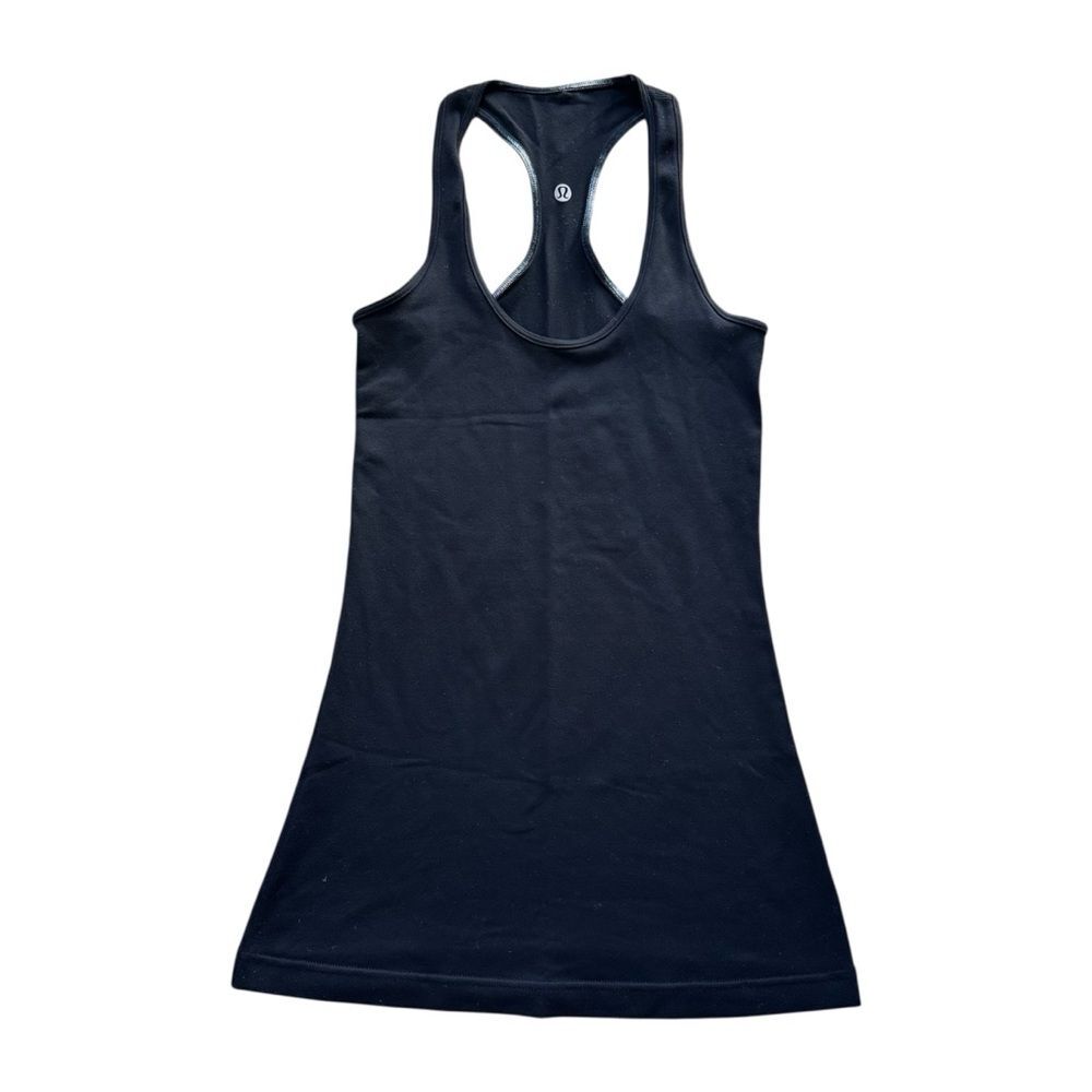 Lululemon Black Racerback Tank Top Size 4